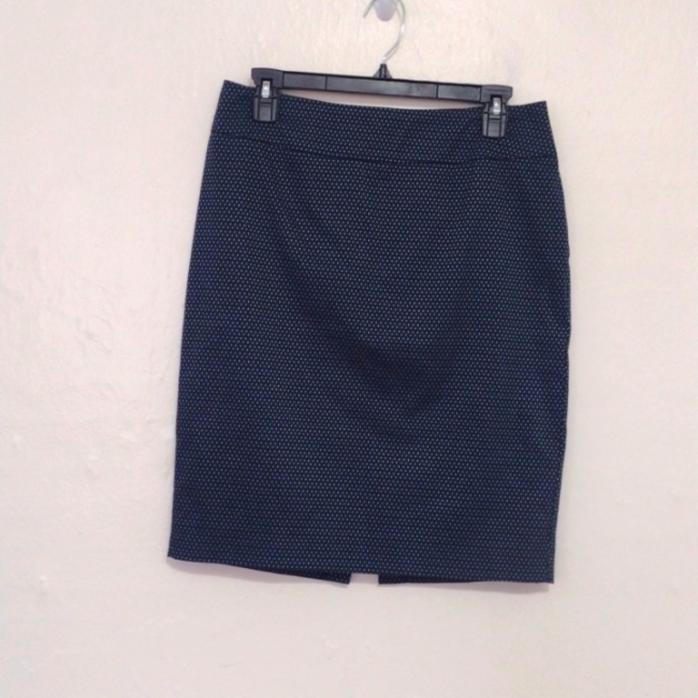 Oodji Collection Navy Green Microdot Pencil Skirt Size 40 or US 6 NWT
